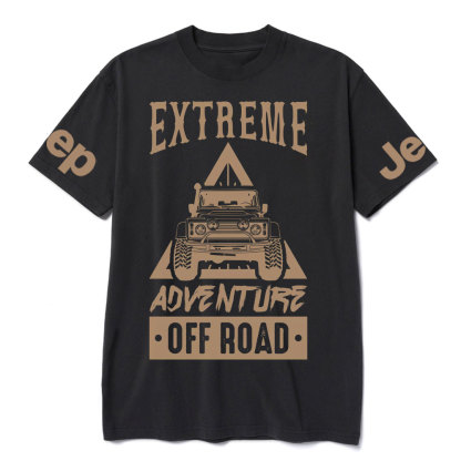 Khaki Extreme Advanture Offroad T-Shirt