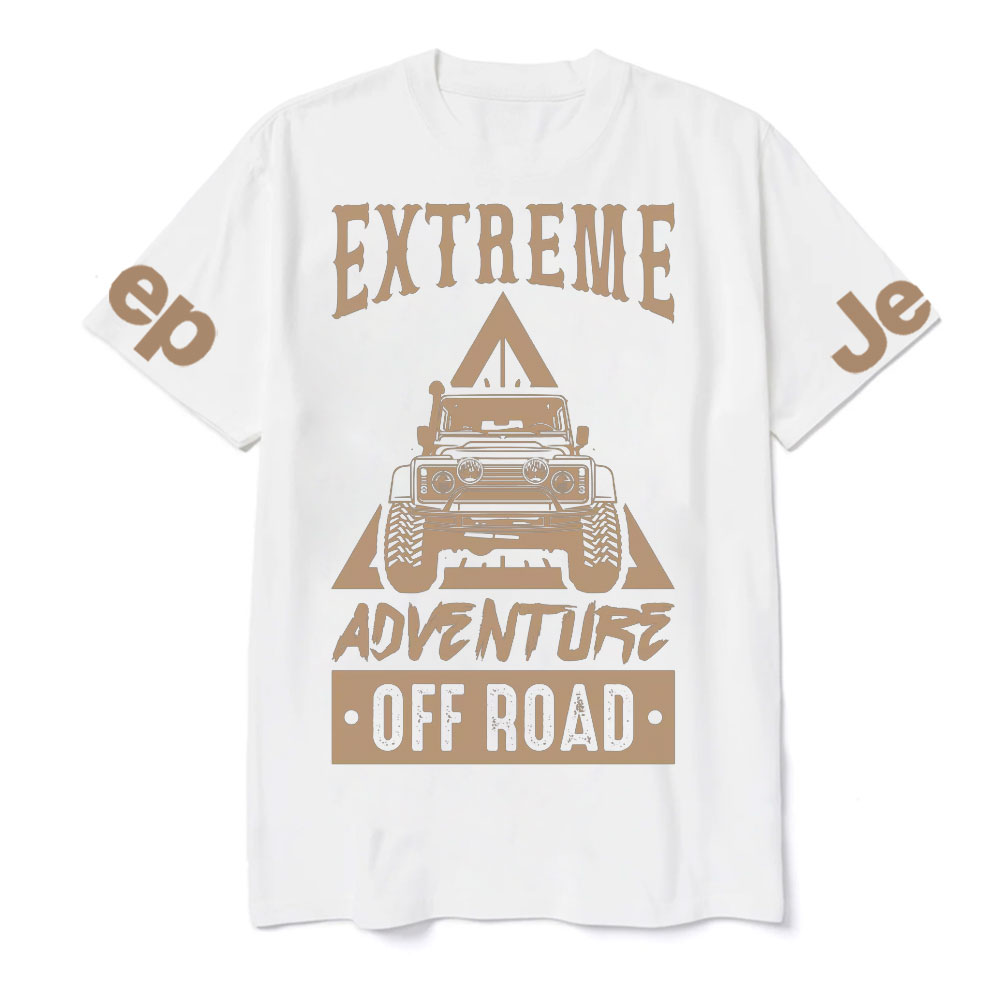 Khaki Extreme Advanture Offroad T-Shirt