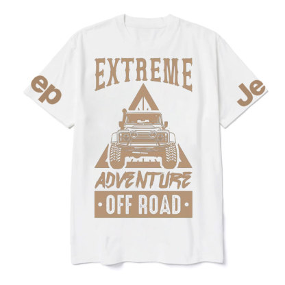 Khaki Extreme Advanture Offroad T-Shirt
