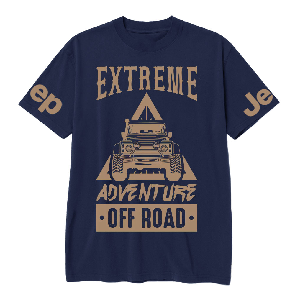 Khaki Extreme Advanture Offroad T-Shirt