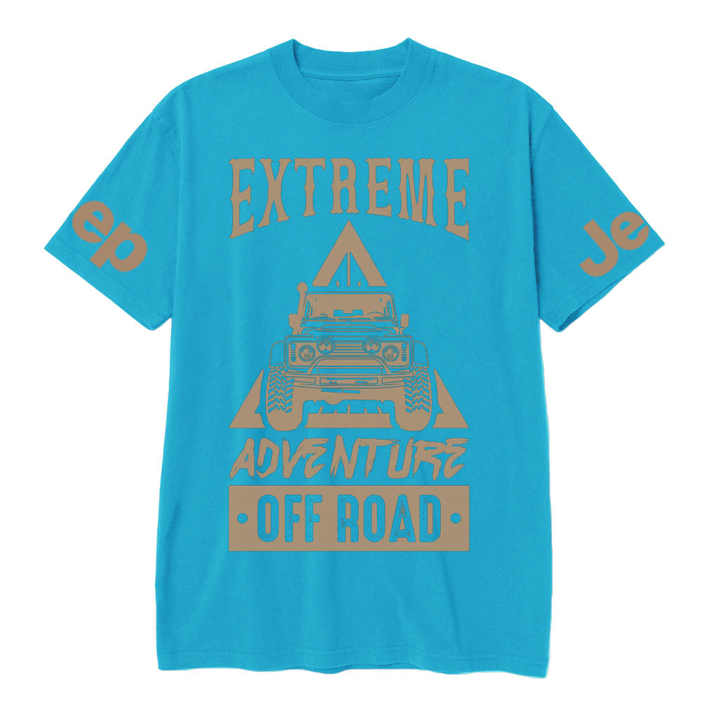 Khaki Extreme Advanture Offroad T-Shirt