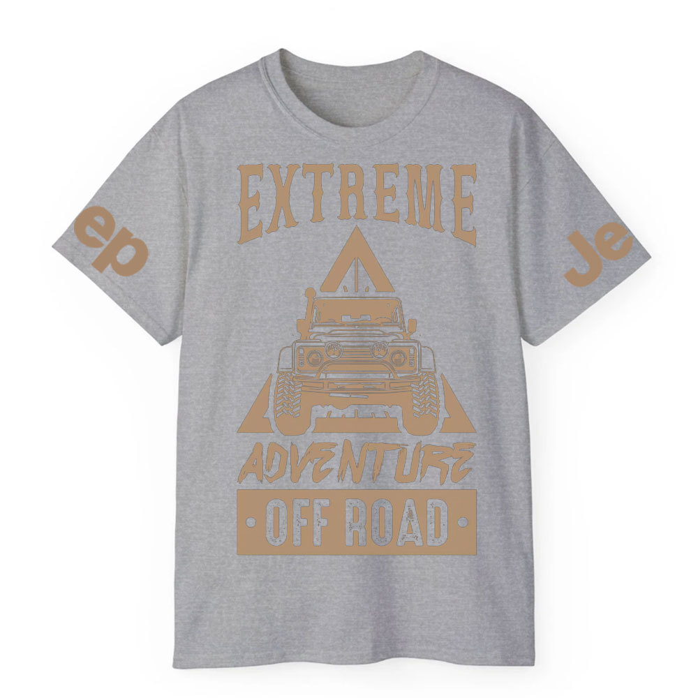 Khaki Extreme Advanture Offroad T-Shirt
