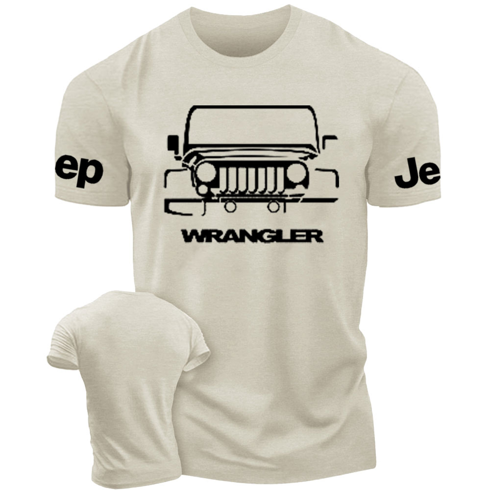 Jp Wrangler Front Face Grille Outline T-Shirt