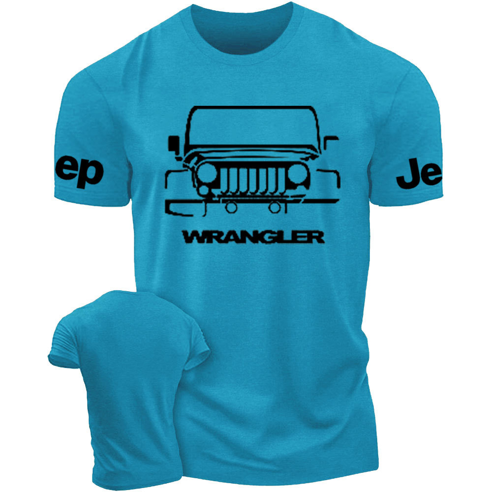 Jp Wrangler Front Face Grille Outline T-Shirt