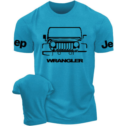 Jp Wrangler Front Face Grille Outline T-Shirt
