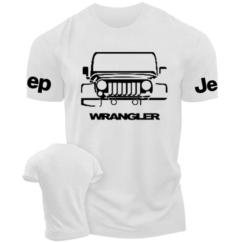Jp Wrangler Front Face Grille Outline T-Shirt