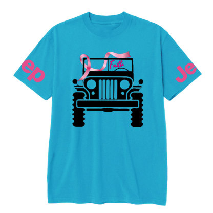 Faith Pink Ribbon Inspirational Breast Cancer Awareness T-shirt