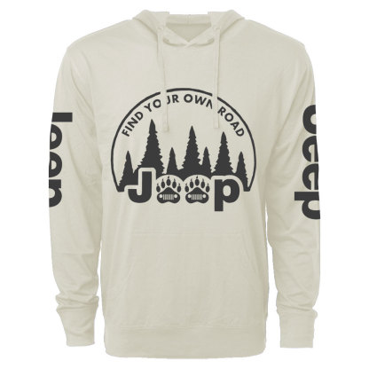 Bear Paw Jp Wave, Find Your Own Road Oversized Lightweight Hoodie
