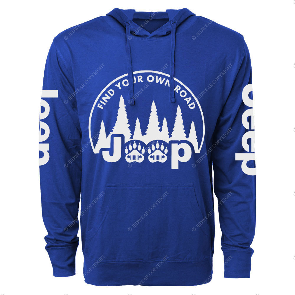 Bear Paw Jp Wave, Find Your Own Road Oversized Lightweight Hoodie