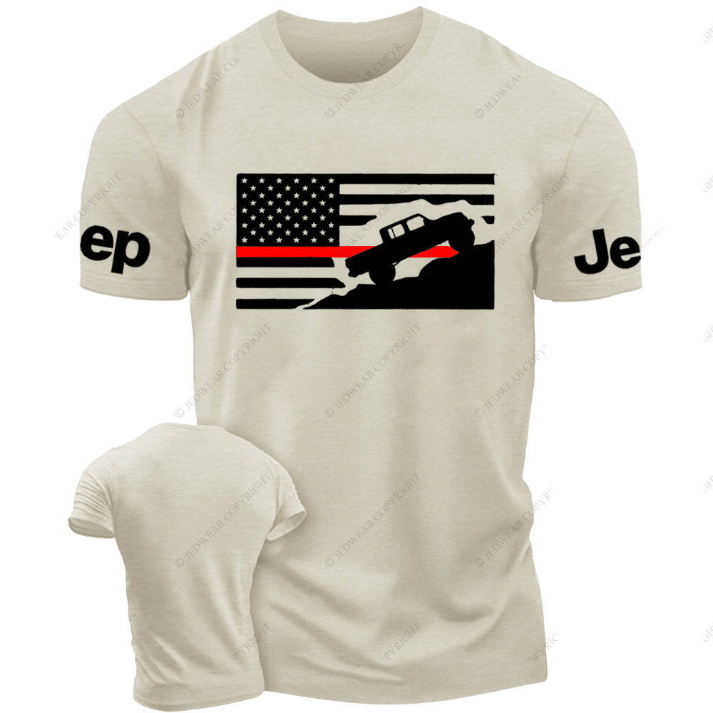 Thin Red Line American Flag Gladiator Mountain Fireman Jp T-Shirt