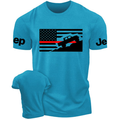 Thin Red Line American Flag Gladiator Mountain Fireman Jp T-Shirt