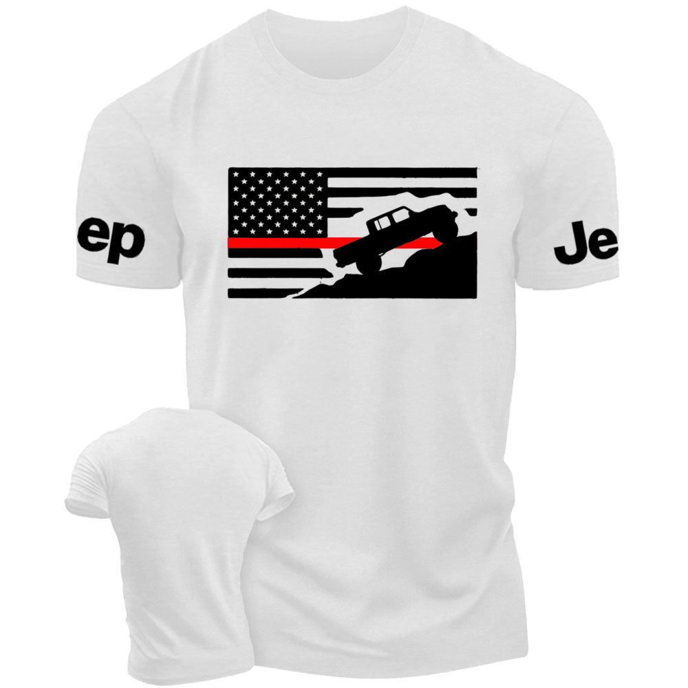 Thin Red Line American Flag Gladiator Mountain Fireman Jp T-Shirt