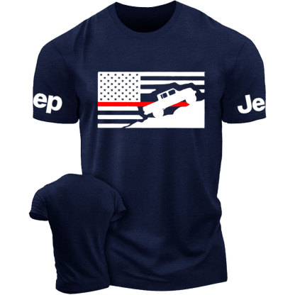 Thin Red Line American Flag Gladiator Mountain Fireman Jp T-Shirt