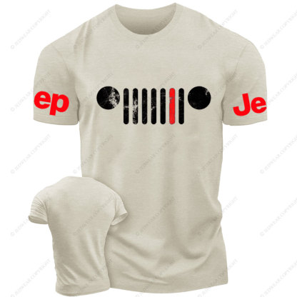 Jp Grille Firefighter Red Line T-Shirt