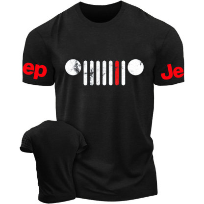 Jp Grille Firefighter Red Line T-Shirt