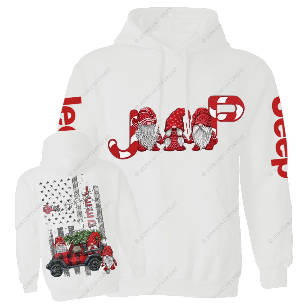 Cute Gnome with Jp Merry Christmas Casual Hoodie