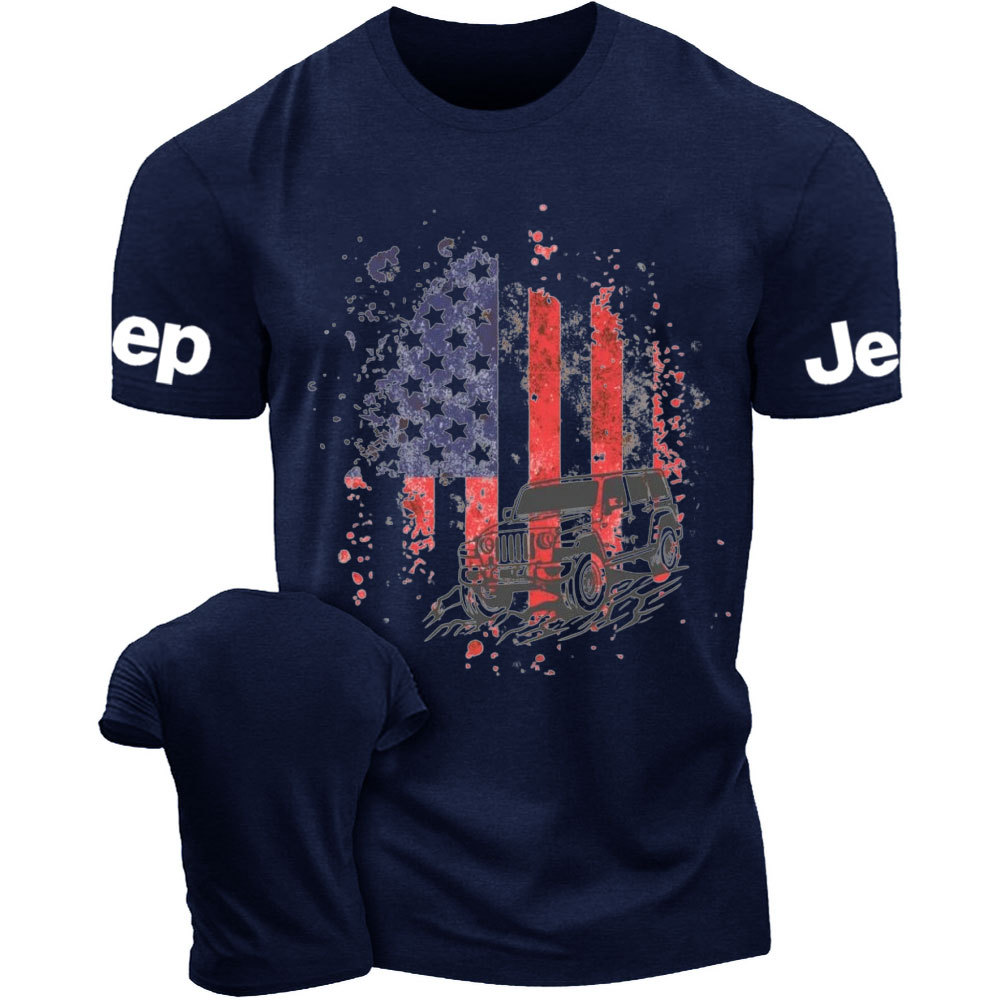 American Flag Off-road Jp Patriotic Expedition T-Shirt
