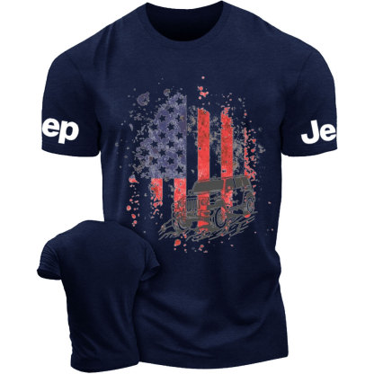 American Flag Off-road Jp Patriotic Expedition T-Shirt
