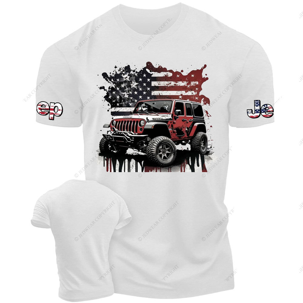 American Flag Jp Splash Art T-Shirt