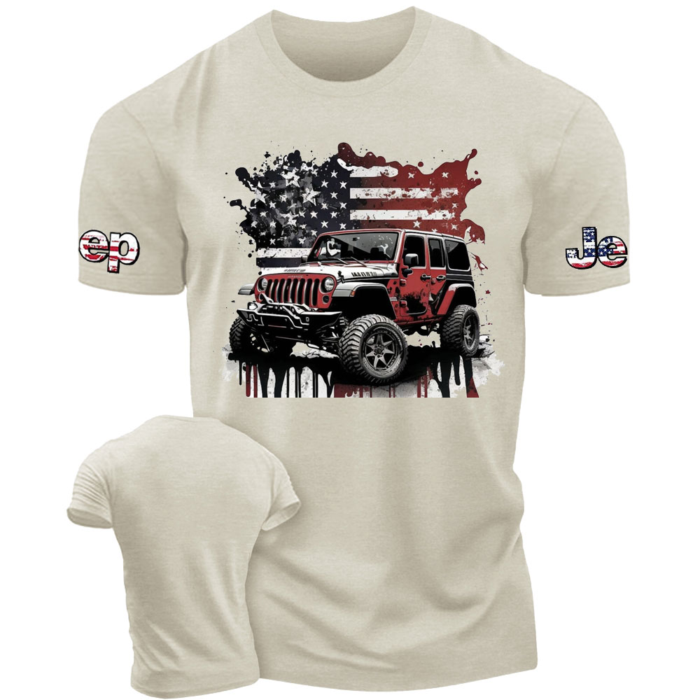 American Flag Jp Splash Art T-Shirt