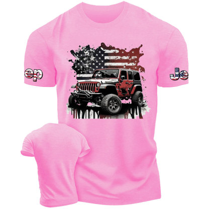 American Flag Jp Splash Art T-Shirt