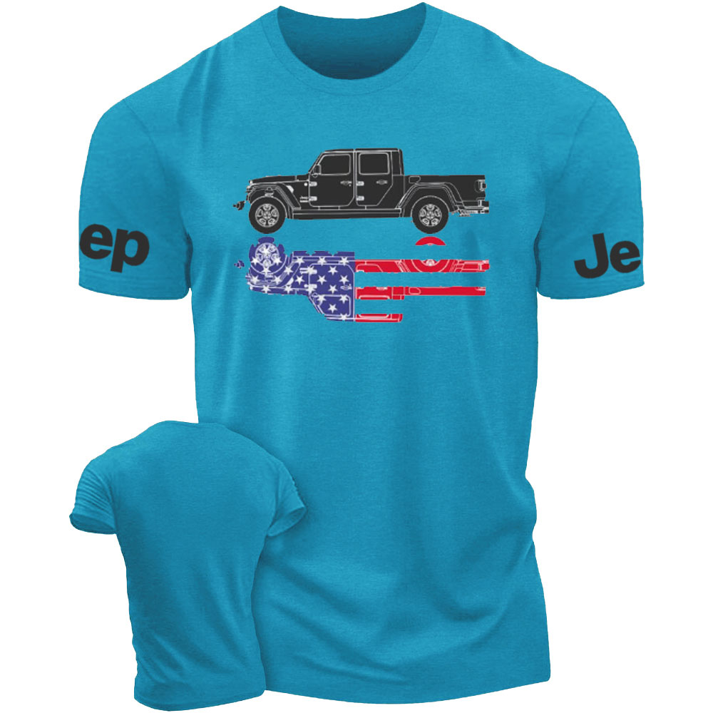 Gladiator US Flag Outline Jp T-Shirt