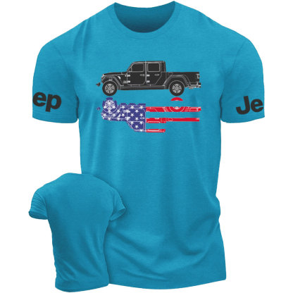 Gladiator US Flag Outline Jp T-Shirt