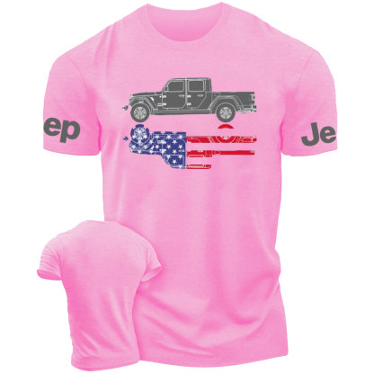Gladiator US Flag Outline Jp T-Shirt