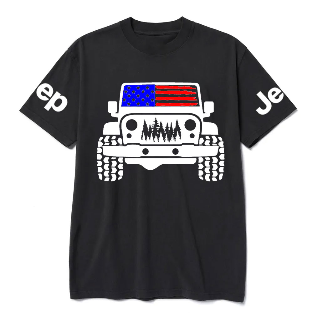 Jp Flag Adventure Grill Transfer T-Shirt