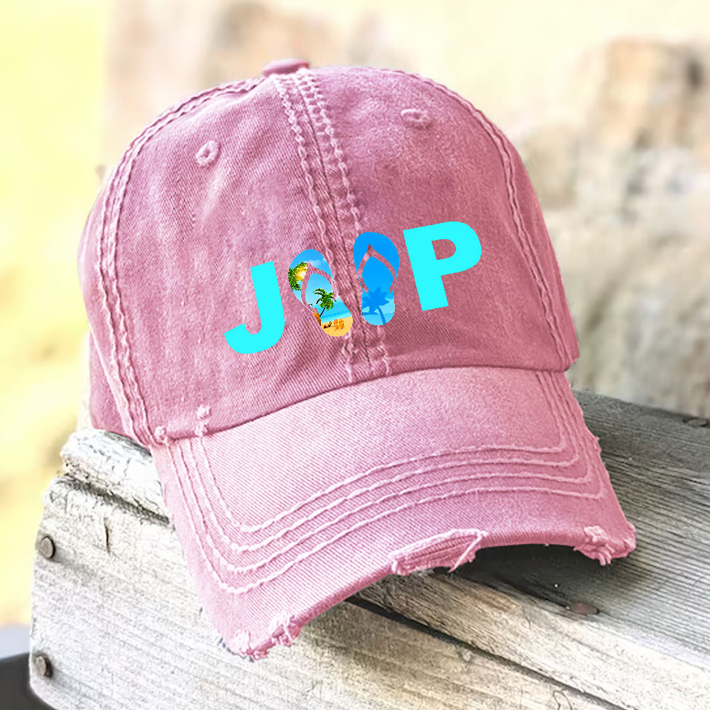 Sea Flip Flops Jp Baseball Cap