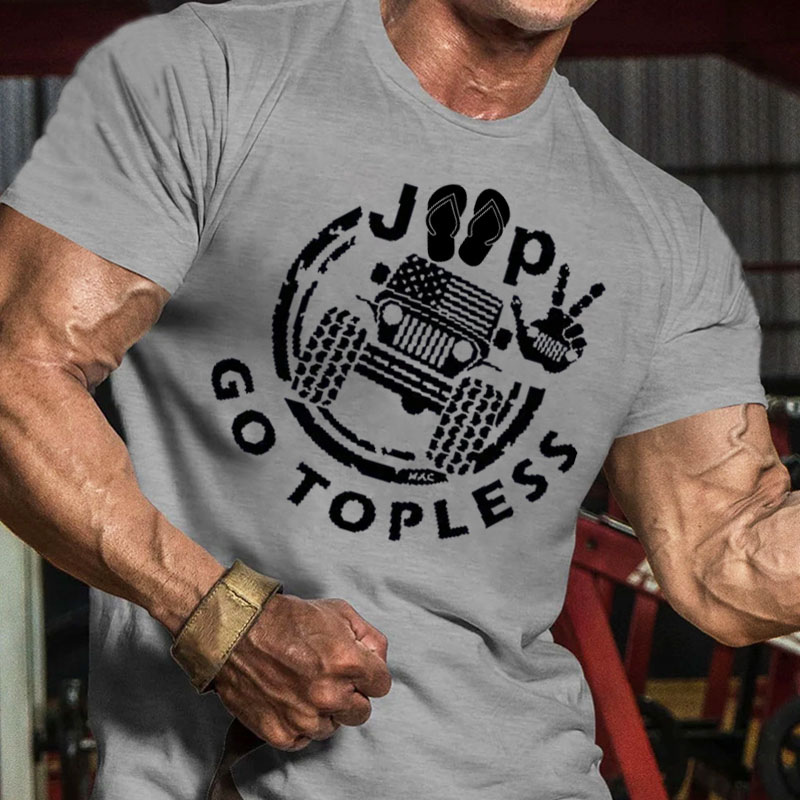 JP, Flip Flop Go Topless Men T-Shirt