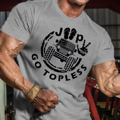 JP, Flip Flop Go Topless Men T-Shirt