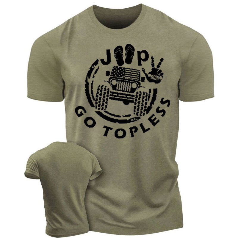 JP, Flip Flop Go Topless Men T-Shirt