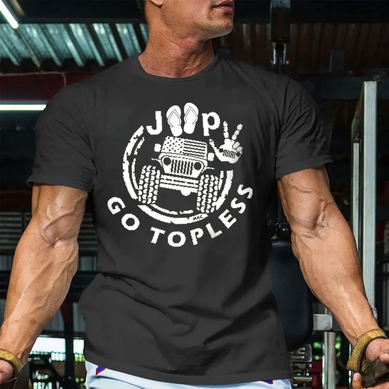 JP, Flip Flop Go Topless Men T-Shirt