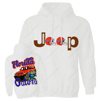 Florida Jp Gats Orange Helemet Jp Casual Hoodie