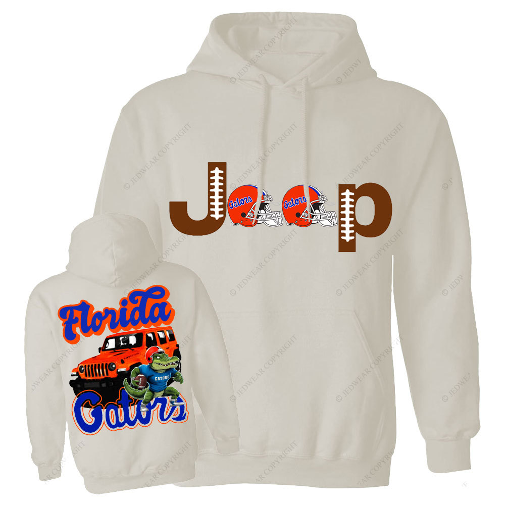 Florida Jp Gats Orange Helemet Jp Casual Hoodie