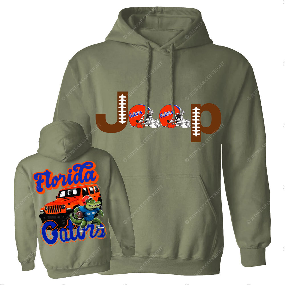 Florida Jp Gats Orange Helemet Jp Casual Hoodie