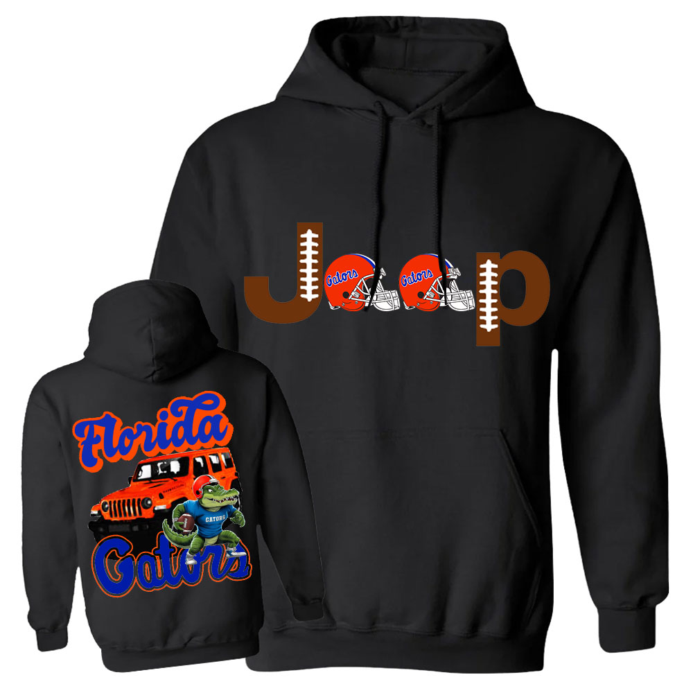 Florida Jp Gats Orange Helemet Jp Casual Hoodie