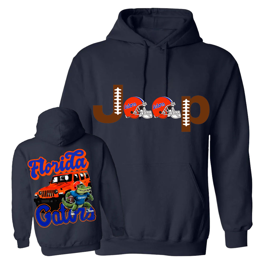 Florida Jp Gats Orange Helemet Jp Casual Hoodie