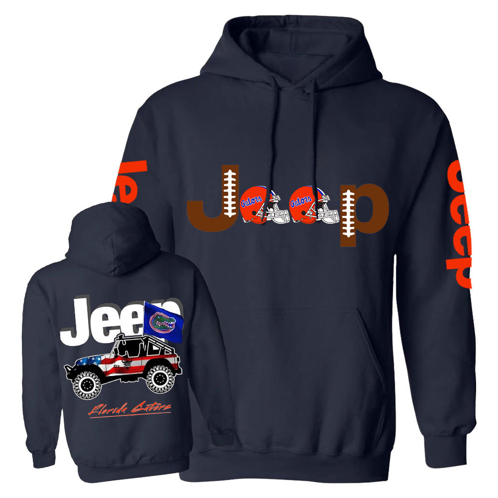 Jp Florida Football Flag Casual Hoodie
