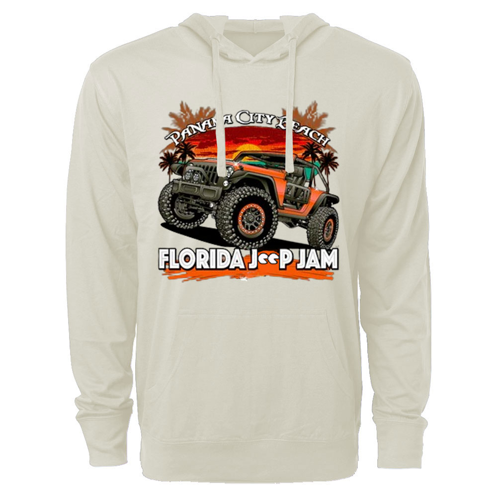 Florida Jp Jam Dark Design Oversized Lightweight Hoodie