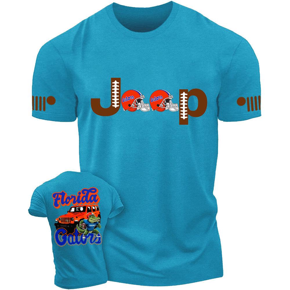 Florida Jp Gats Orange Helemet Jp T-shirt