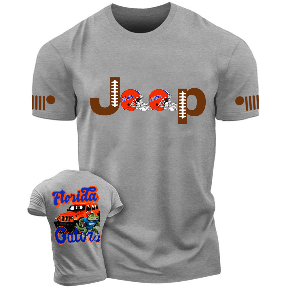 Florida Jp Gats Orange Helemet Jp T-shirt