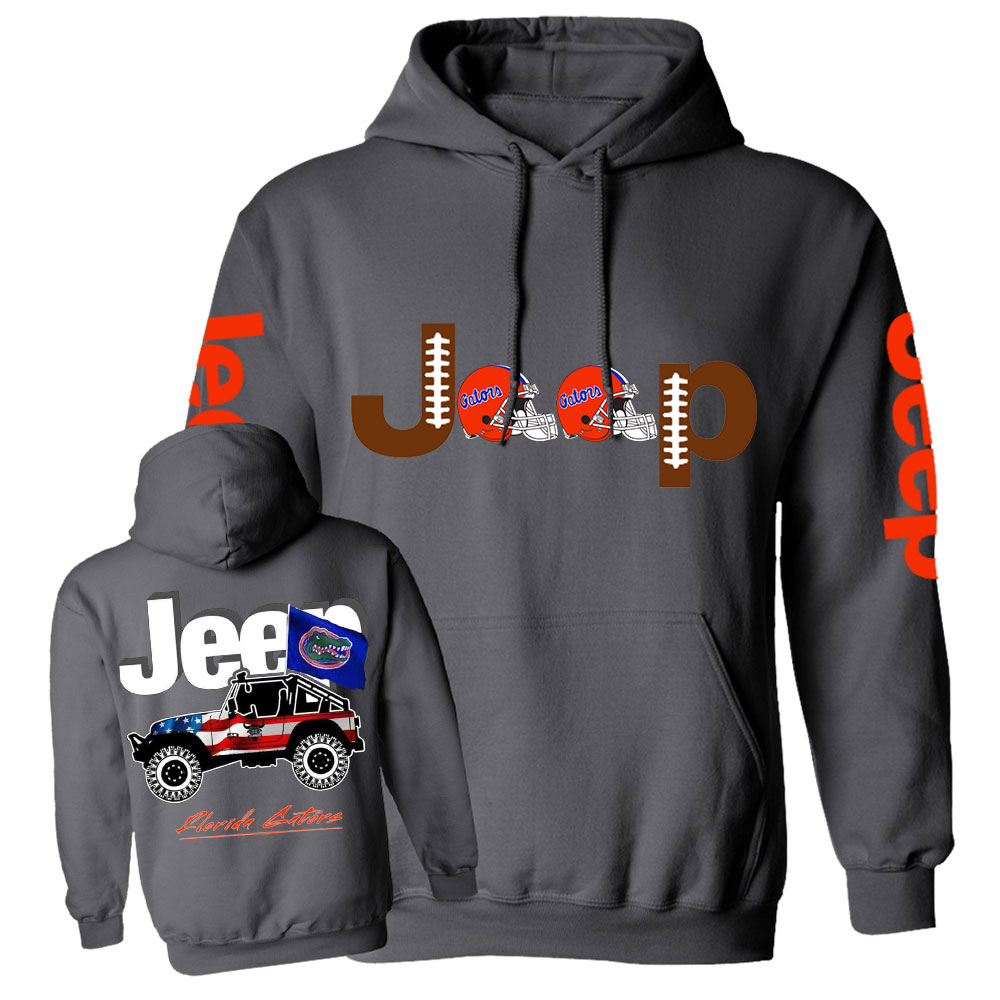 Jp Florida Football Flag Casual Hoodie