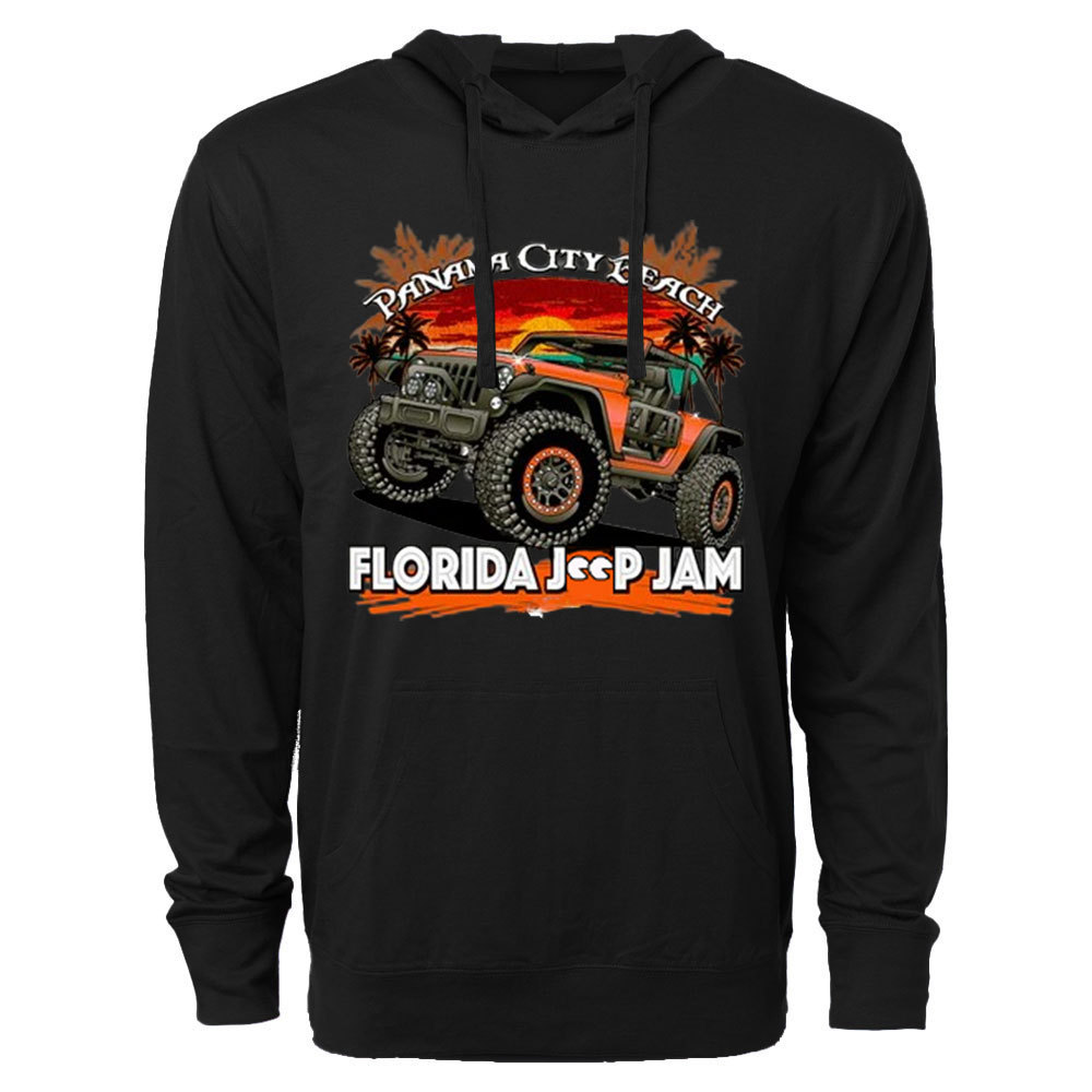 Florida Jp Jam Dark Design Oversized Lightweight Hoodie