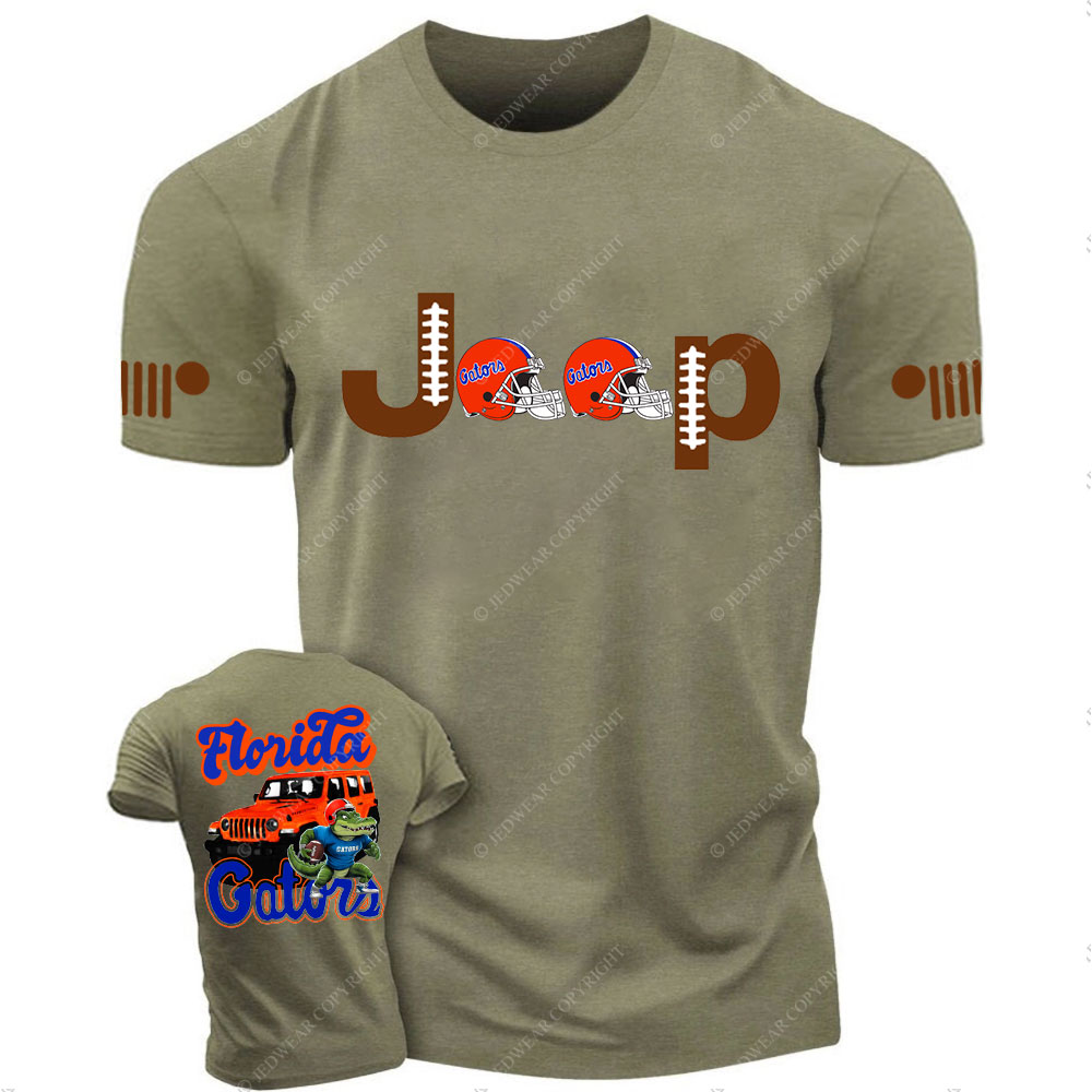 Florida Jp Gats Orange Helemet Jp T-shirt