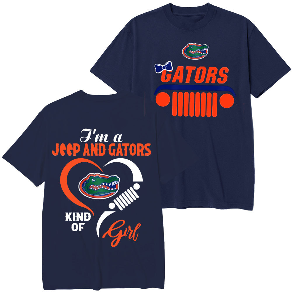 Florida Gators Football Team Heart Jp Girl T-Shirt