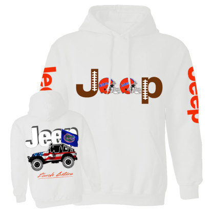 Jp Florida Football Flag Casual Hoodie