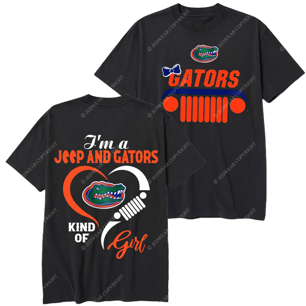 Florida Gators Football Team Heart Jp Girl T-Shirt