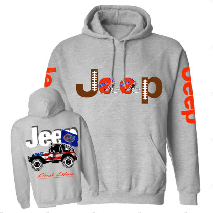 Jp Florida Football Flag Casual Hoodie